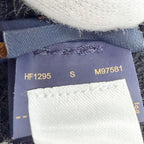 Louis Vuitton Gloves LV Script Mohair Wool Logo Embroidery Knit Black — view 8