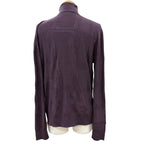 Hermes Fragmon Equestre Integral Wool Turtleneck Knit Bordeaux Sweater — view 4