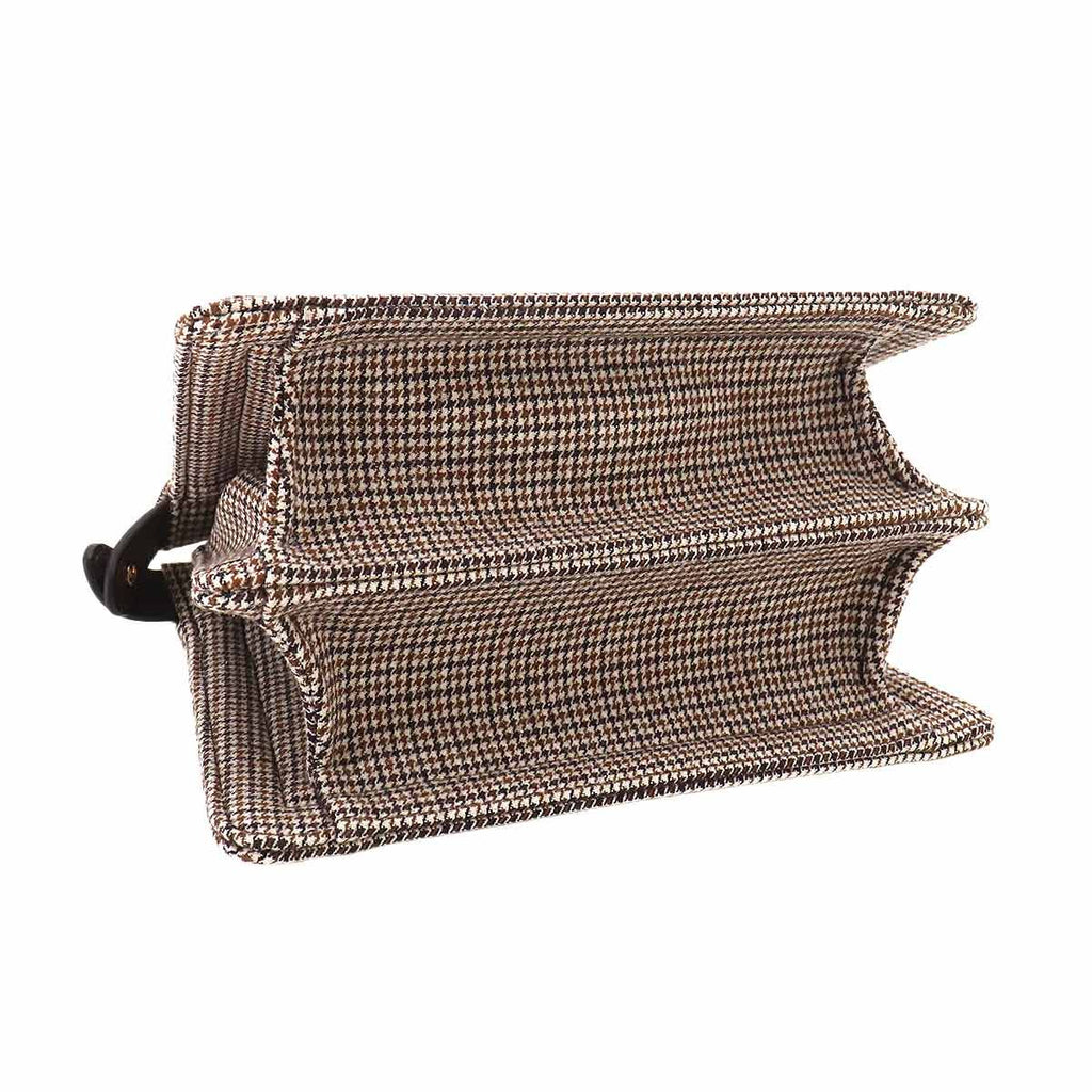 Fendi Peekaboo ISeeU Petit 2-Way Bag Canvas Leather Brown — view 5