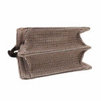 Fendi Peekaboo ISeeU Petit 2-Way Bag Canvas Leather Brown — view 5