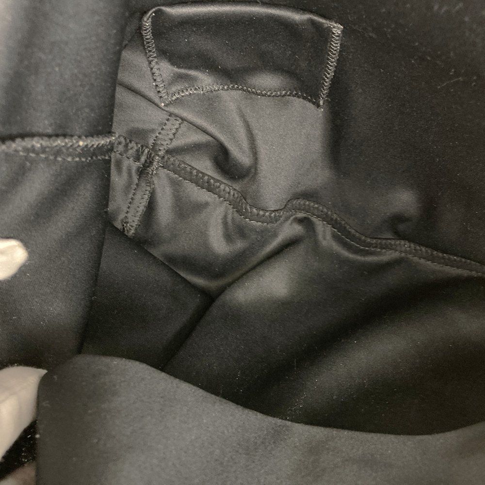 Fendi Tote Bag Cotton Jersey Leather Black Vintage — view 6