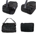 Chanel New Travel Line Vanity Pouch Black Nylon Canvas — view 5