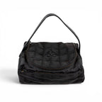 Chanel New Travel Line Vanity Pouch Black Nylon Canvas — view 3