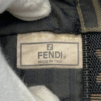 Fendi Zucca Tote Bag Canvas Leather Brown Vintage — view 7