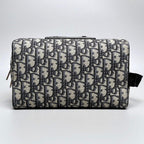 Dior Oblique Lango Clutch Bag — view 3
