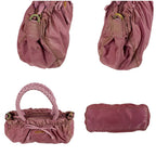 Prada Shoulder Bag Tessuto Bow Nylon Pink Ribbon 2-Way — view 4