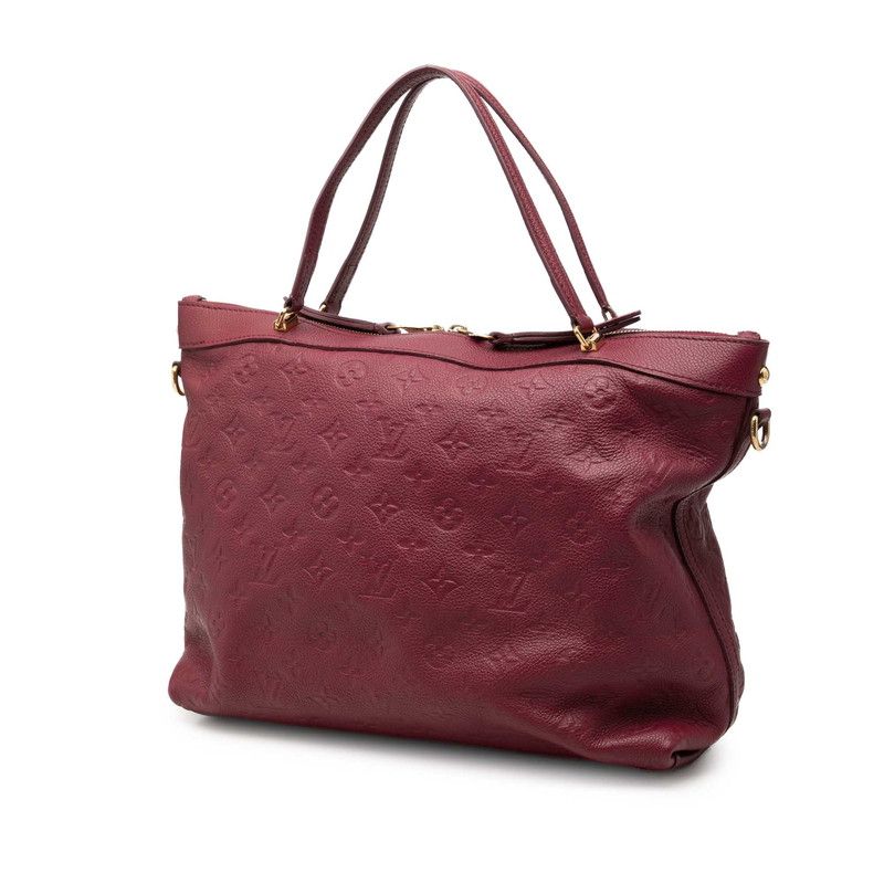 Louis Vuitton Monogram Empreinte Bastille MM Tote Shoulder Bag 2-Way Aurore — view 2
