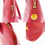 Hermes Courchevel Bolide 35 Gold Handbag Rouge — view 7
