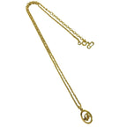 Dior Logo Pendant Choker Gold — view 5
