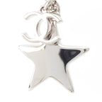 Chanel CC Logo Star Silver Necklace — view 4