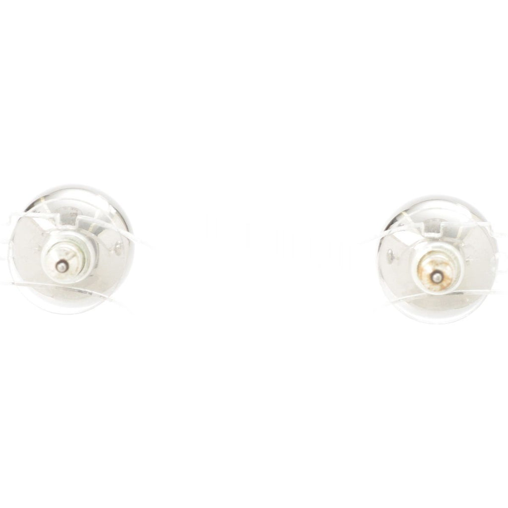 Chanel 25c CC Logo Ball Earrings Silver White — view 2