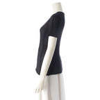 Chanel Coco Beach CC Logo Rib T-Shirt Black 42 — view 3