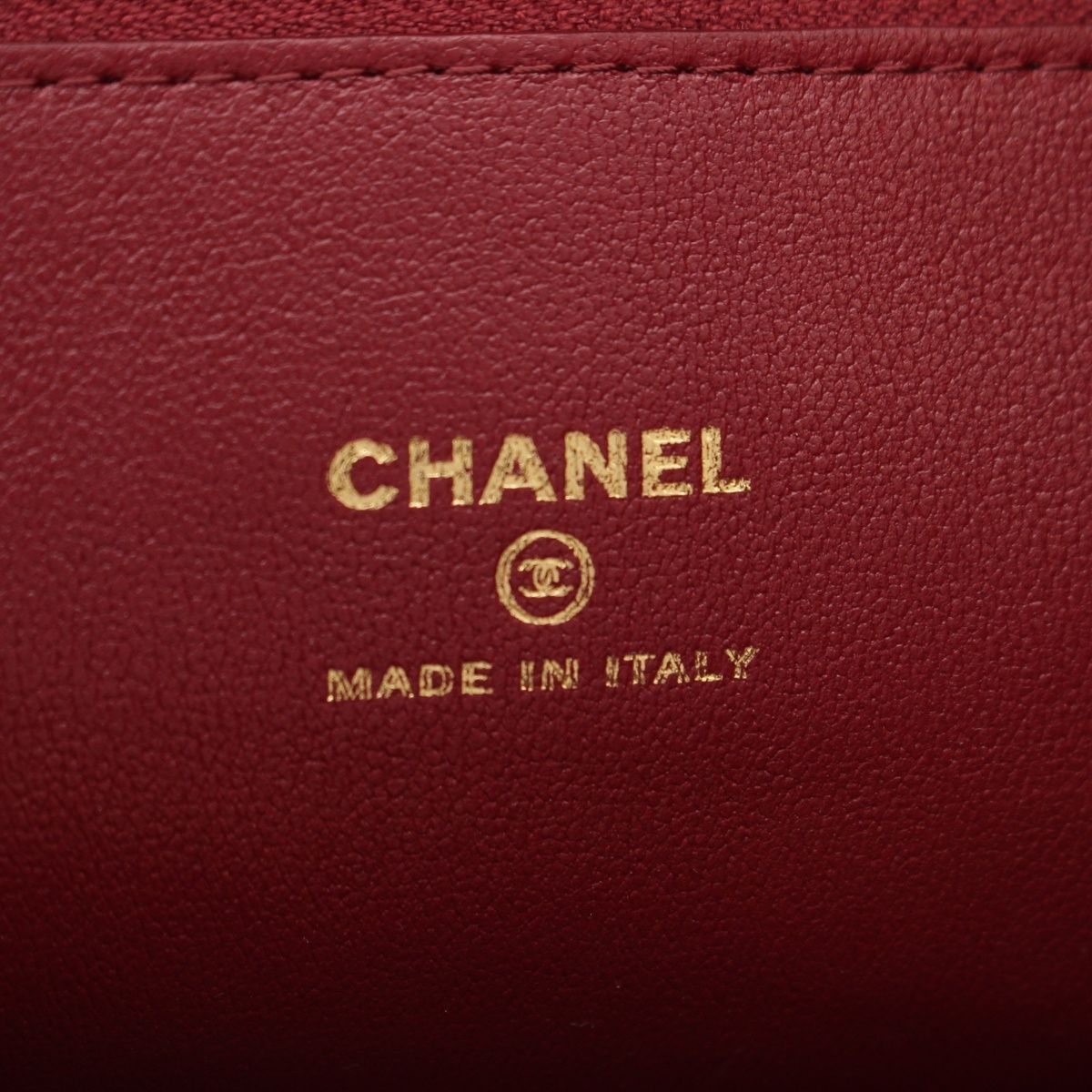 Chanel Lambskin Quilted CC Logo Clutch Bag — view 7