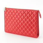 Chanel Lambskin Quilted CC Logo Clutch Bag — view 2