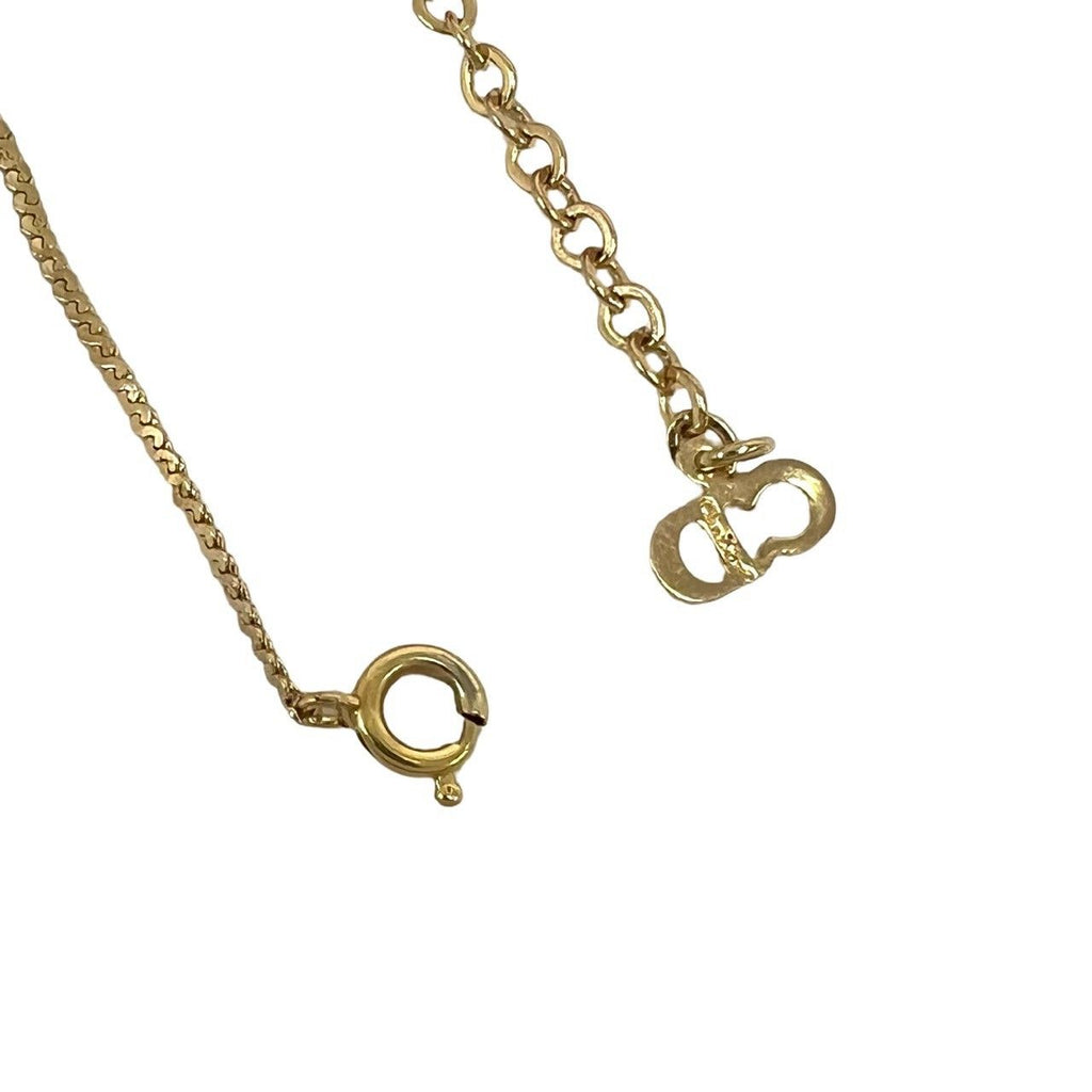 Dior CD Logo Pendant Gold — view 4