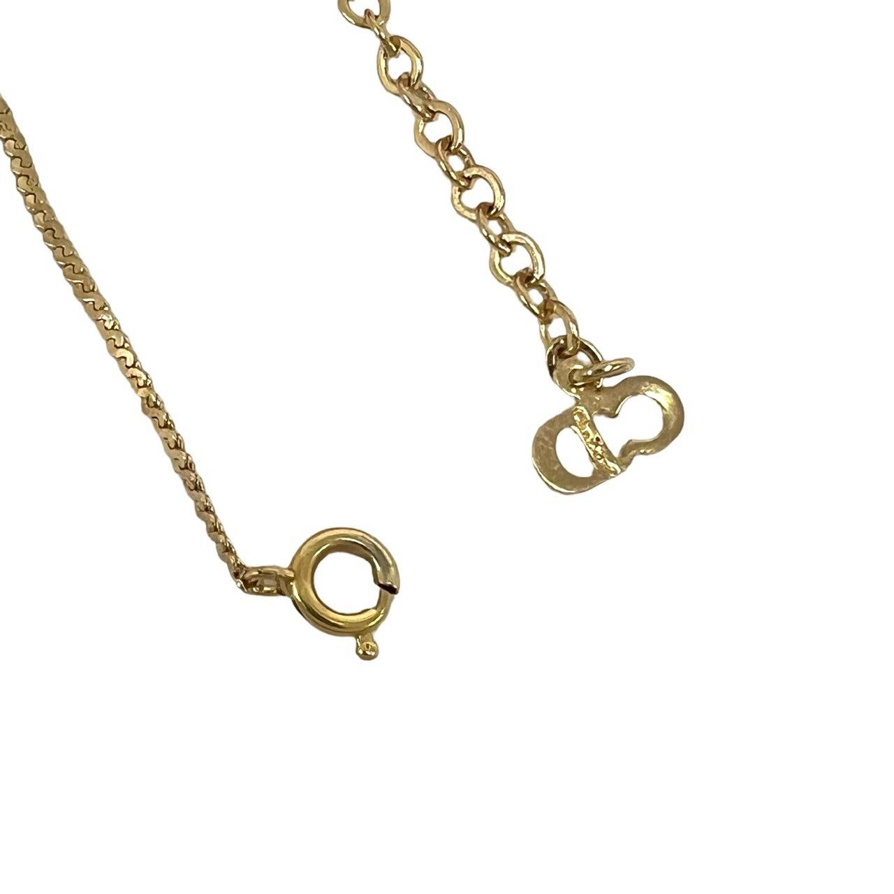 Dior CD Logo Pendant Gold — view 4