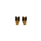 Hermes Pop H Earrings Gold Black — view 6