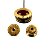 Hermes Pop H Earrings Gold Black — view 3