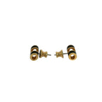 Hermes Pop H Earrings Gold Black — view 4