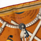 Hermes Carre 90 Double Face Horsewear Silk Scarf — view 8