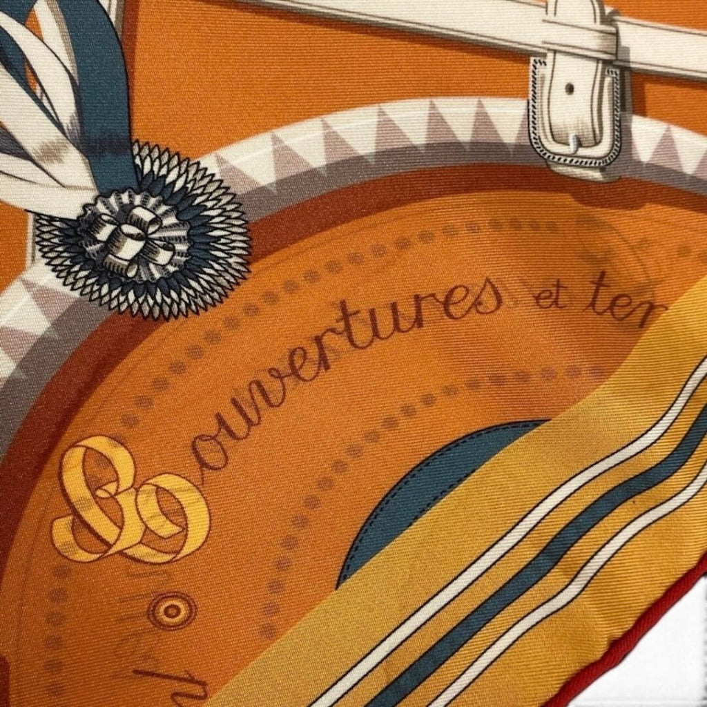 Hermes Carre 90 Double Face Horsewear Silk Scarf — view 7