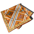 Hermes Carre 90 Double Face Horsewear Silk Scarf — view 2