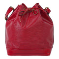 Louis Vuitton LV Noe Epi Leather Shoulder Bag Castilian Red