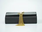 Saint Laurent YSL Kate Tassel Chain Shoulder Bag Pochette Leather Black — view 3