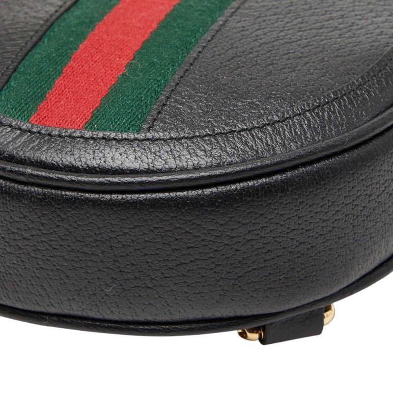 Gucci Ophidia Sherry Line GG Mini Backpack Black Leather Canvas — view 4