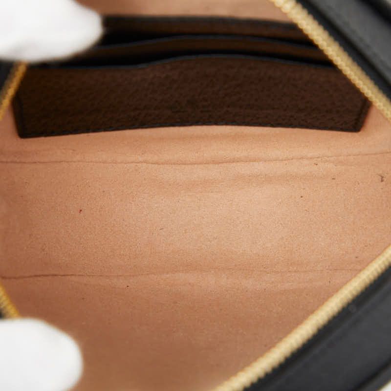 Gucci Ophidia Sherry Line GG Mini Backpack Black Leather Canvas — view 6