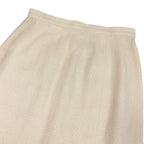 Chanel Tweed Skirt Tight 42 Ivoryu-l — view 4