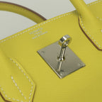 Hermes Birkin 30 Candy 30 Tote Epsom Soufre Grimuet Gray Mouette Yellow — view 8
