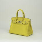 Hermes Birkin 30 Candy 30 Tote Epsom Soufre Grimuet Gray Mouette Yellow — view 2