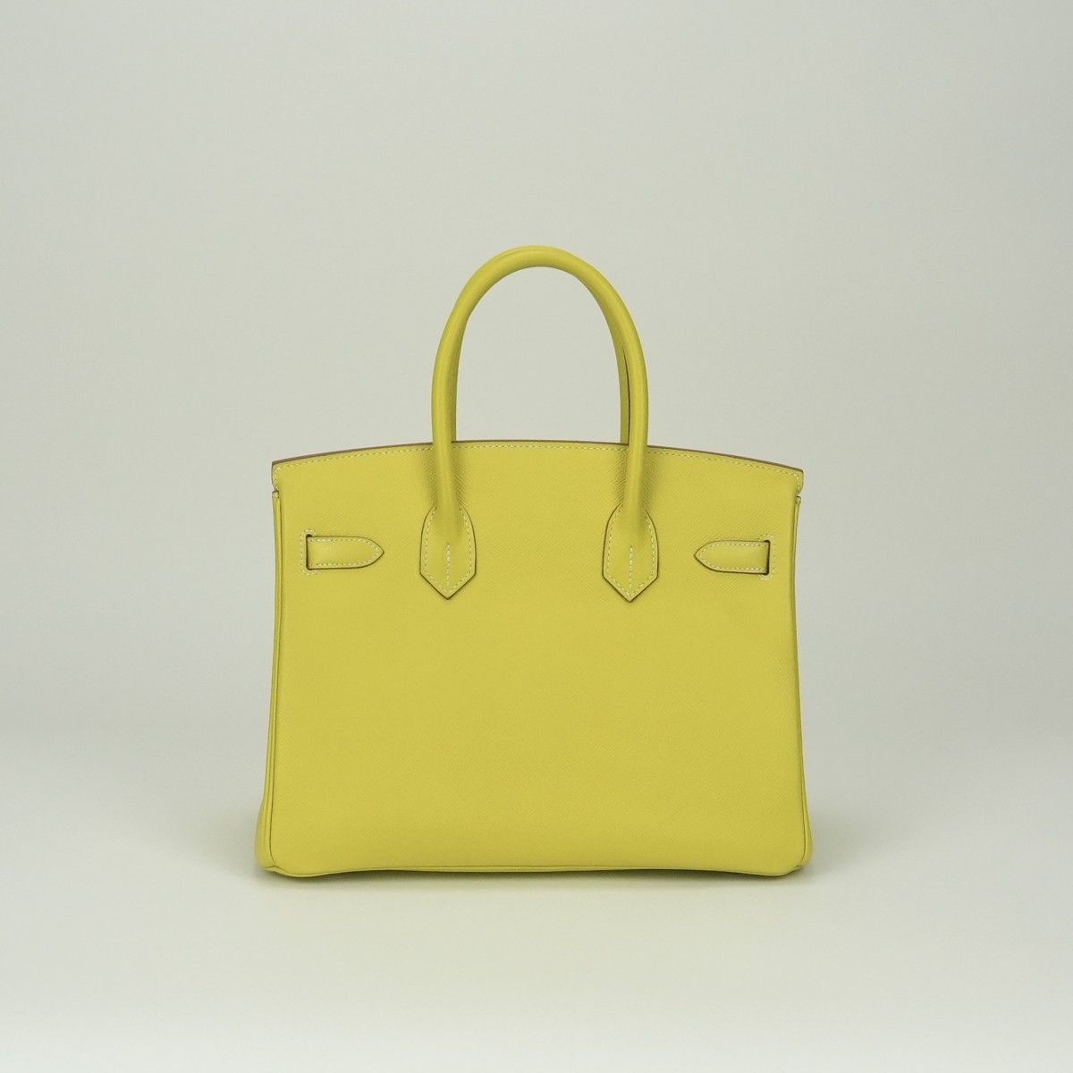 Hermes Birkin 30 Candy 30 Tote Epsom Soufre Grimuet Gray Mouette Yellow — view 3