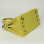 Hermes Birkin 30 Candy 30 Tote Epsom Soufre Grimuet Gray Mouette Yellow — view 6