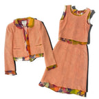 Chanel Tweed Suit Jacket No Top Skirt Set — view 3