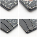 Goyard Saint Sulpice Din Herringbone Gray Card Case Business Holder — view 5
