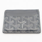 Goyard Saint Sulpice Din Herringbone Gray Card Case Business Holder — view 2