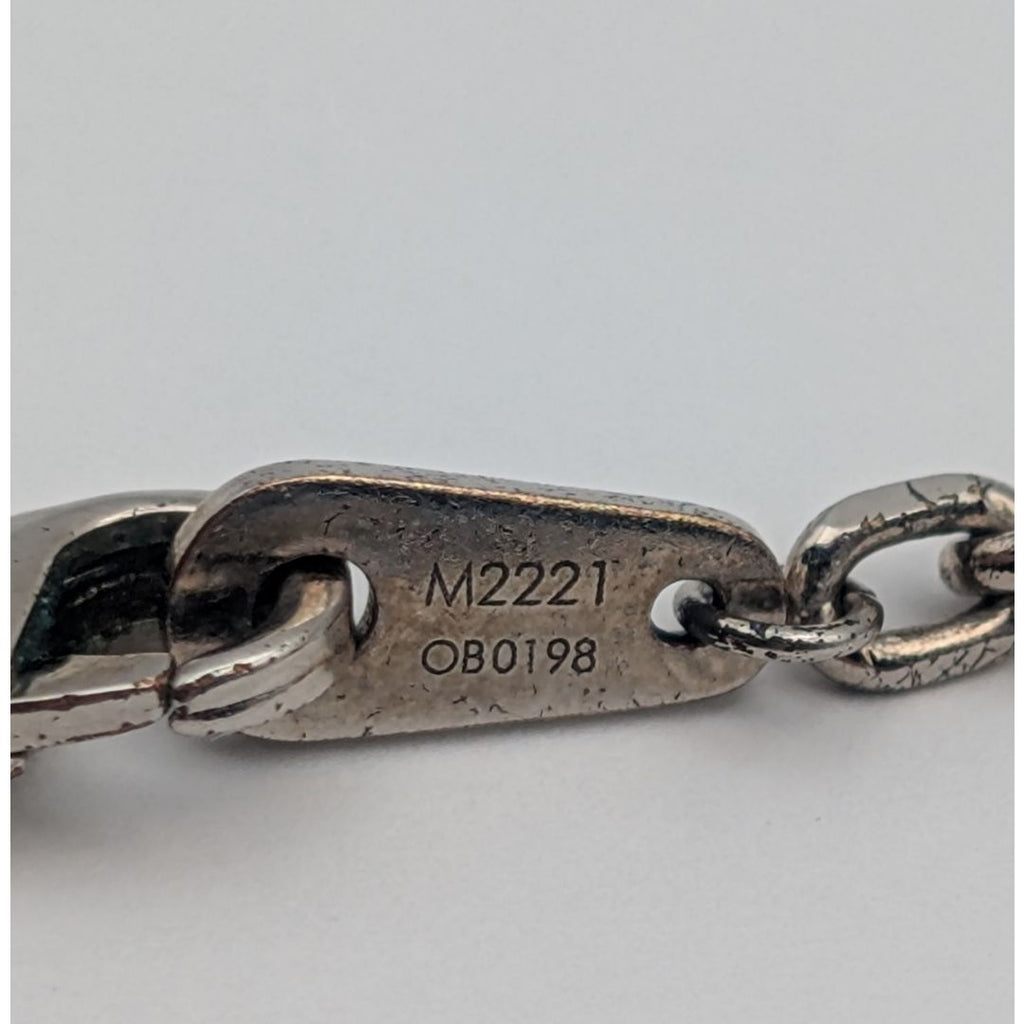 Louis Vuitton Corriem Necklace Silver Space Shuttle Rocket Moon — view 6