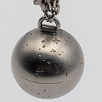 Louis Vuitton Corriem Necklace Silver Space Shuttle Rocket Moon — view 3