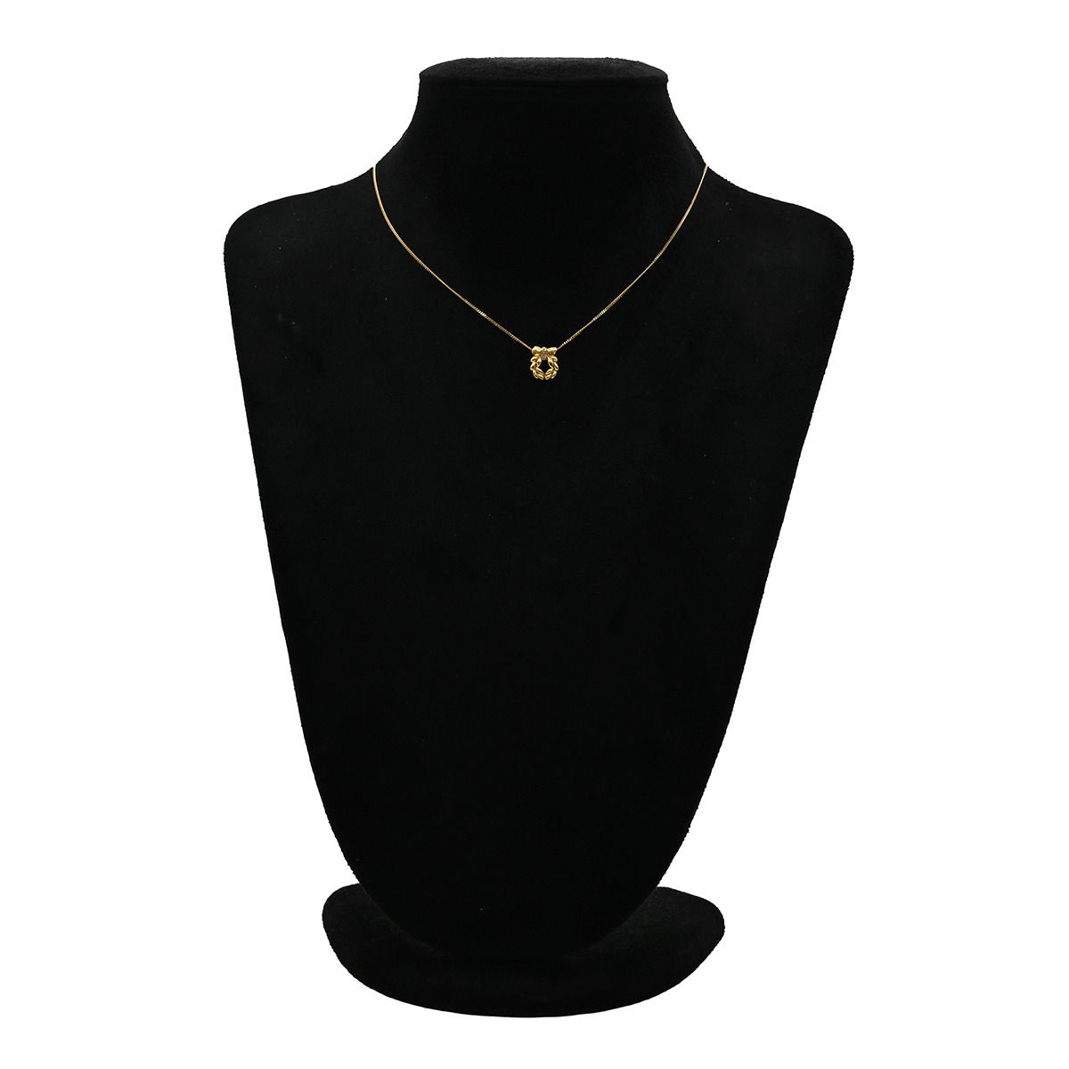 Dior Necklace Leaf Motif Yellow Gold Diamond 18K — view 8