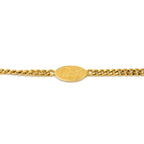 Dior Necklace Leaf Motif Yellow Gold Diamond 18K — view 6