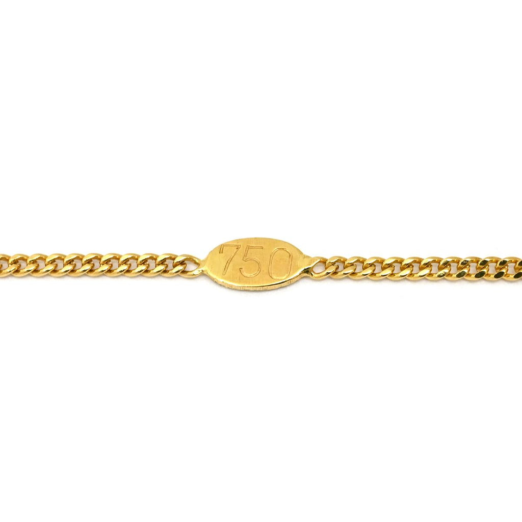 Dior Necklace Leaf Motif Yellow Gold Diamond 18K — view 5