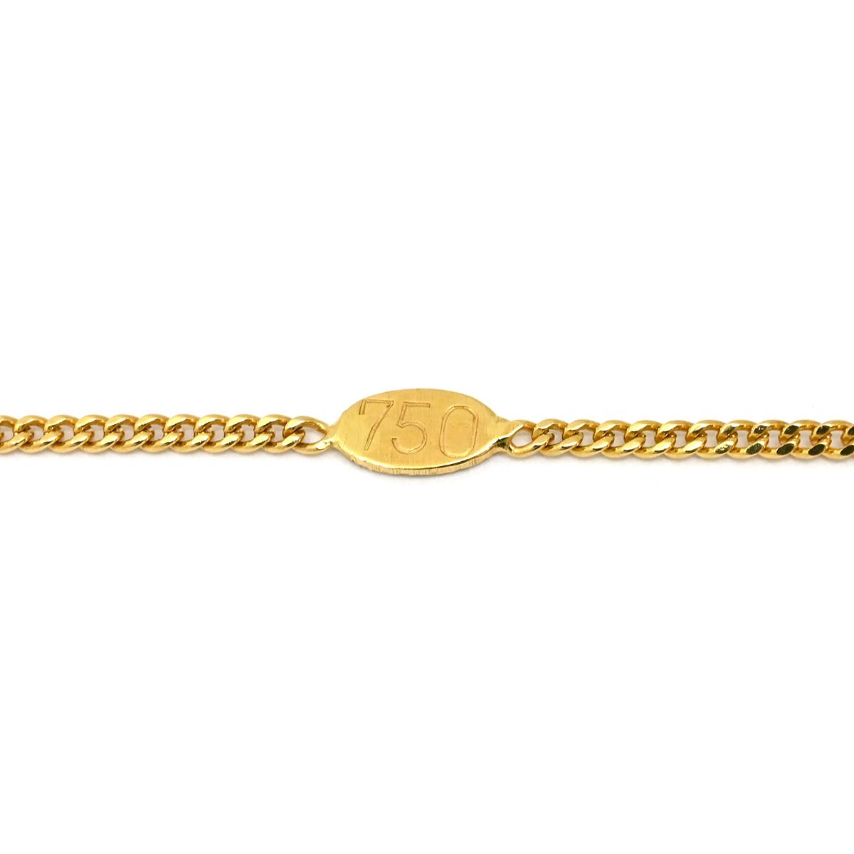 Dior Necklace Leaf Motif Yellow Gold Diamond 18K — view 5
