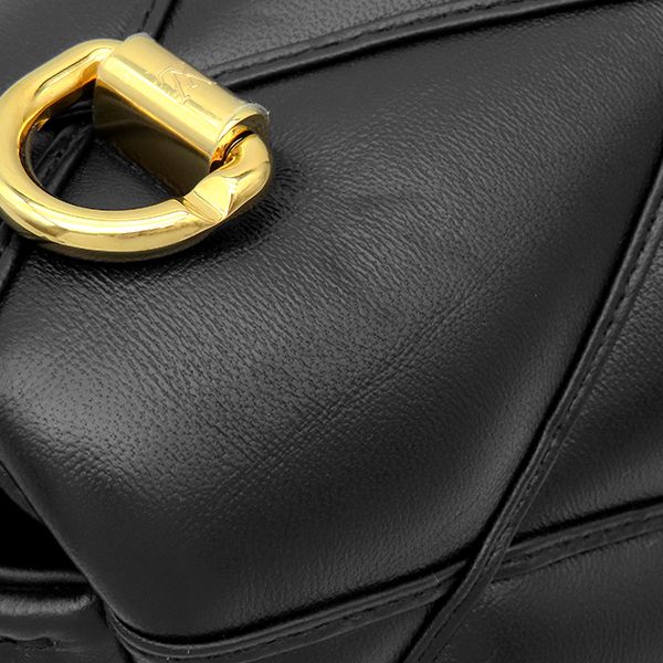 Louis Vuitton 2-Way Bag GM Lambskin Noir Gold LV Twist Lock Chain — view 6