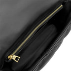 Louis Vuitton 2-Way Bag GM Lambskin Noir Gold LV Twist Lock Chain — view 7