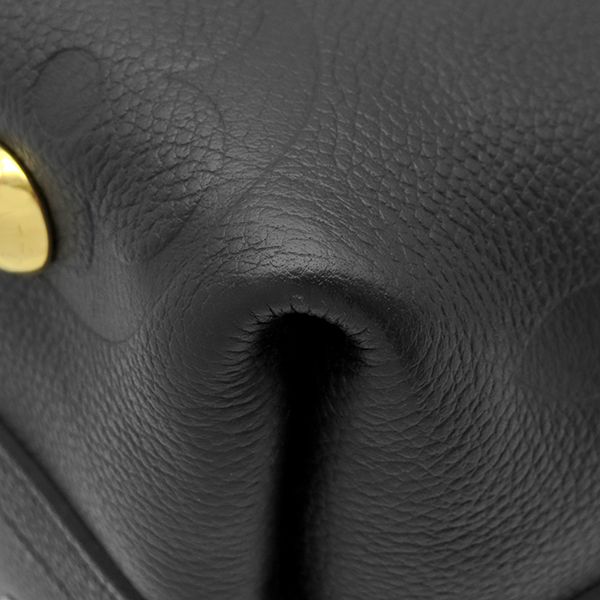 Louis Vuitton Shoulder Bag Carryall Zip NM PM Monogram Empreinte Noir Gold Black — view 4