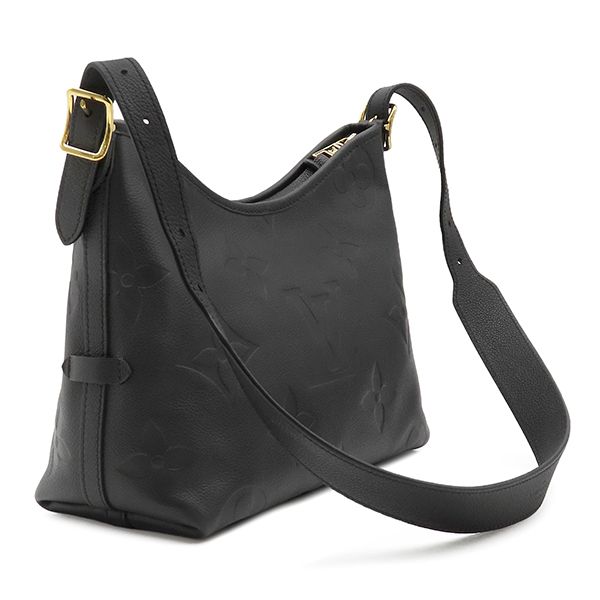 Louis Vuitton Shoulder Bag Carryall Zip NM PM Monogram Empreinte Noir Gold Black — view 2