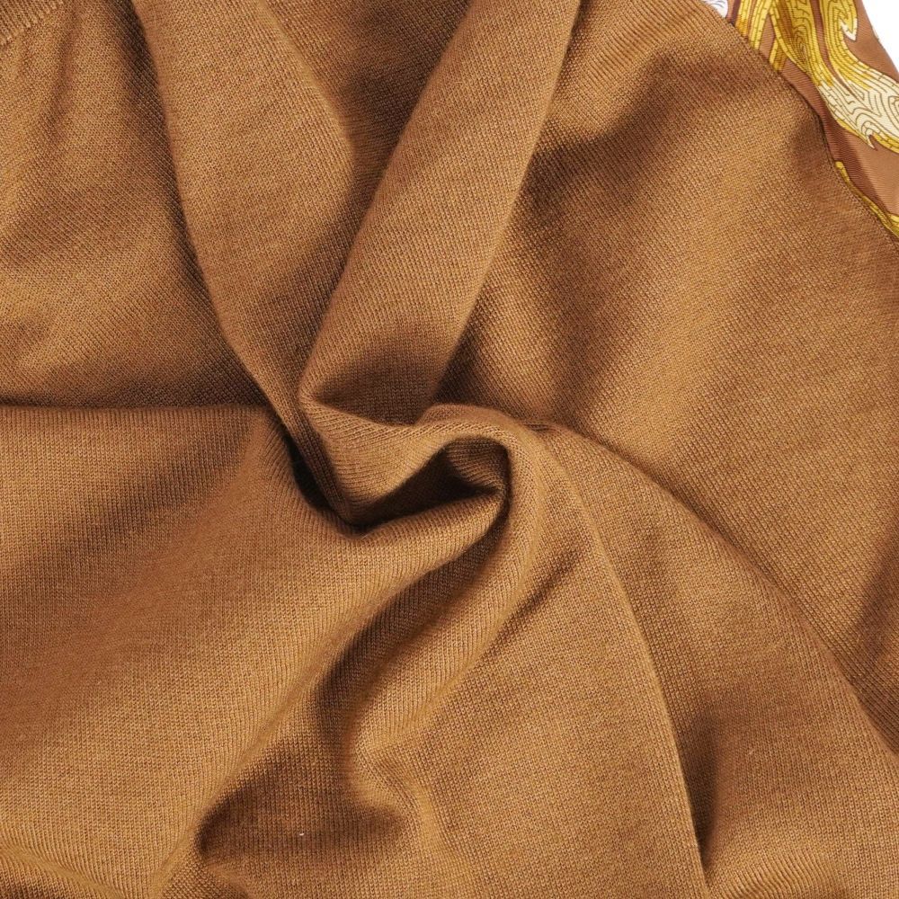 Hermes Vintage Shirt Knit Silk Reine All Over Pattern Sweater — view 7