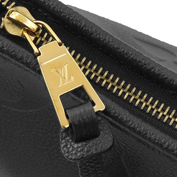 Louis Vuitton Shoulder Bag Carryall Zip NM PM Monogram Empreinte Noir Gold Black — view 6